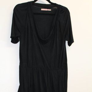 Juicy Couture Black T-shirt Dress with Pockets